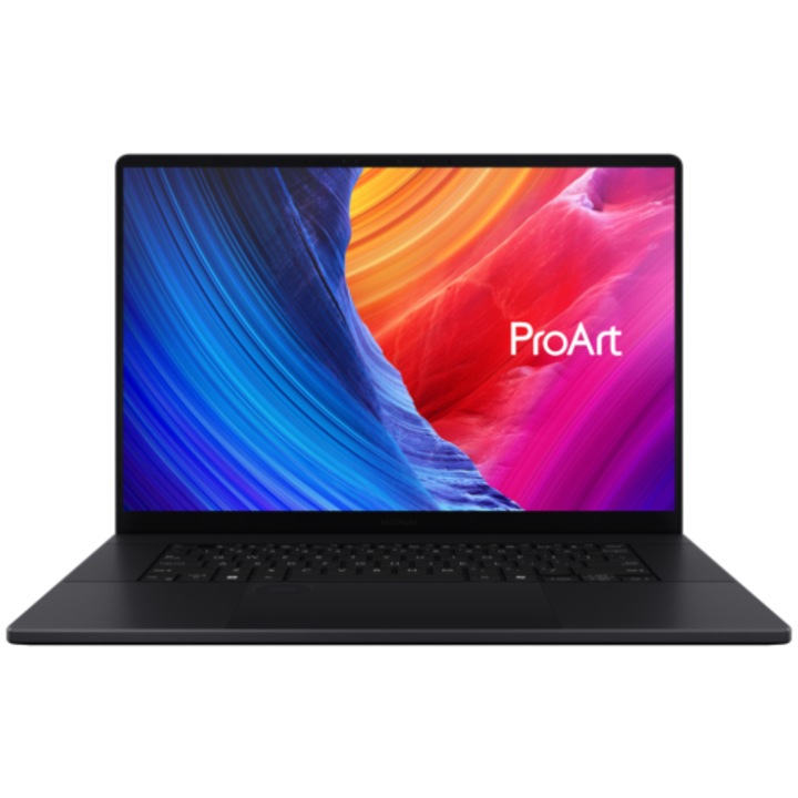 Laptop ASUS ProArt P16 WQUXGA 16 inch AMD Ryzen AI 9 HX 370 64GB 2TB SSD RTX 5090 Windows 11 Pro Nano Black