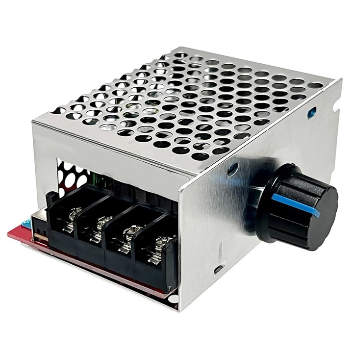 Modul Regulator Tensiune, Minetgnon®,4000W,10V-220V AC, Reglator de Turatie Motor de viteza cu dimmer