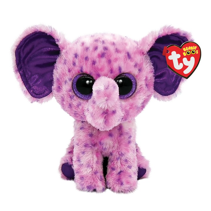 Jucarie de plus BOOS EVA - Elefant 15 cm TY 36386