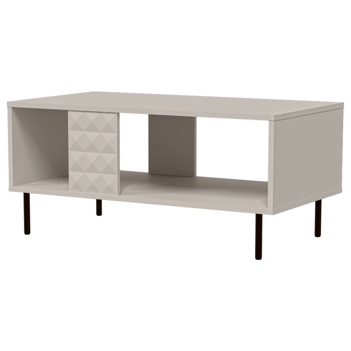 Măsuță pentru cafea, MIRJAN 24, 50x92x43 cm, căsmir