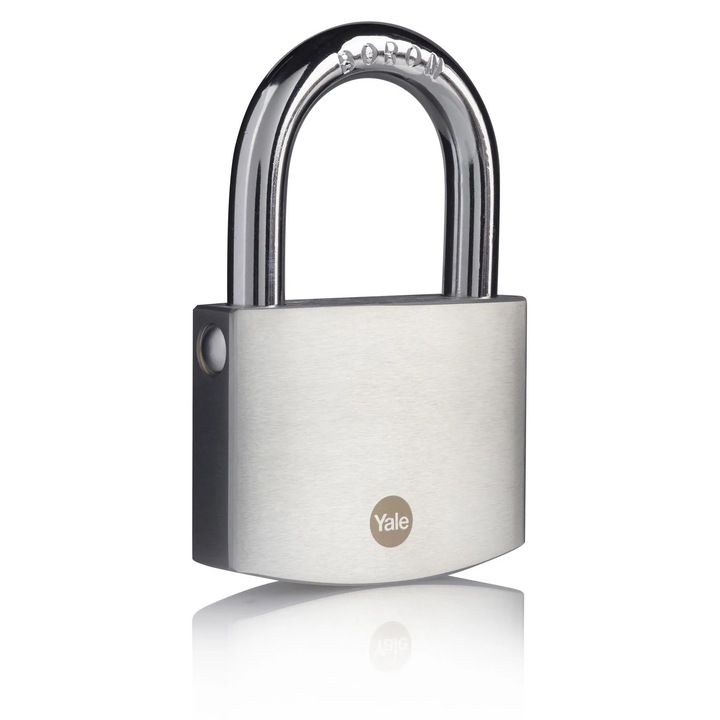 Lacat cu cheie Y120B/70/141/1, Yale, alama cromata, 70 mm