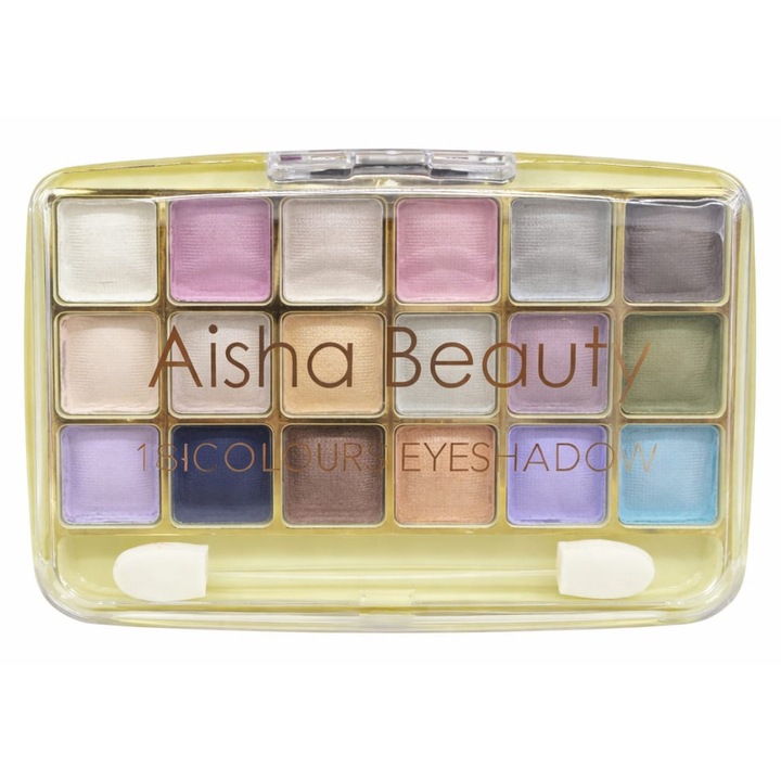 Paleta de machiaj, Aisha beauty, 18 culori, nr 2