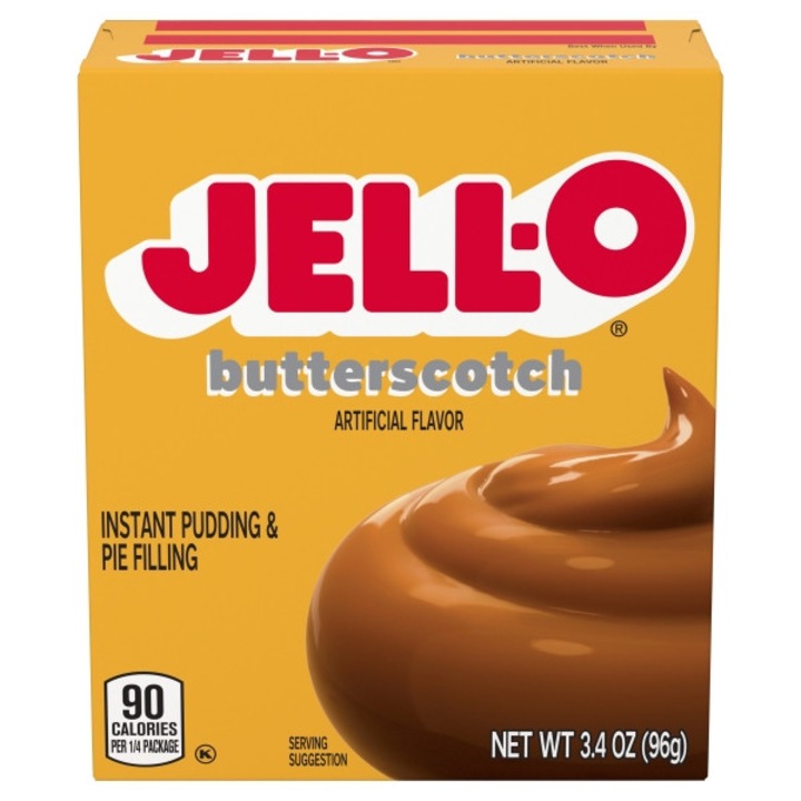 Budinca instant Jell-O, aromă de vanilie, 96 g, set 4 porții