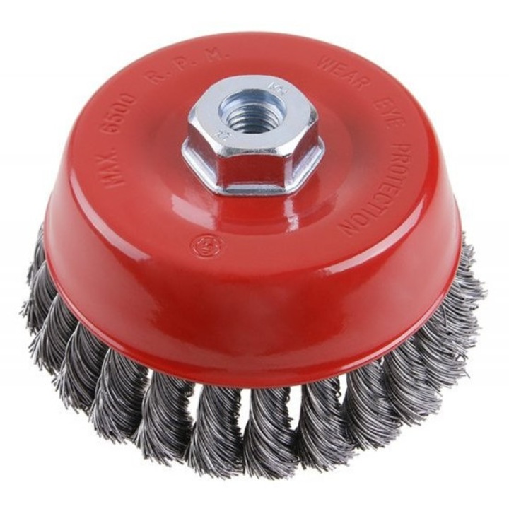 GERMAFLEX Fazékkefe 100 x M14 sodrott acél