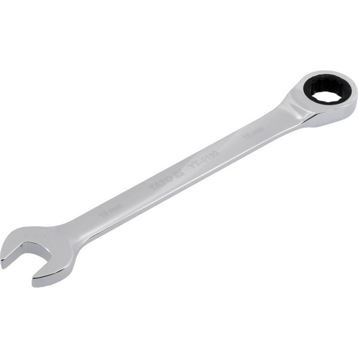 YATO Racsnis csillag-villáskulcs 18 mm / 235 mm 72T CrV