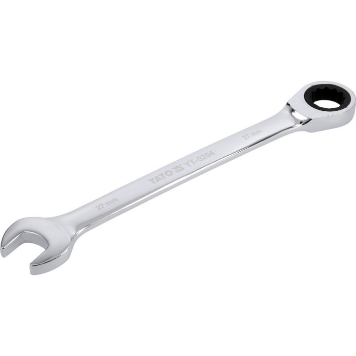 YATO Racsnis csillag-villáskulcs 27 mm / 355 mm 72T CrV