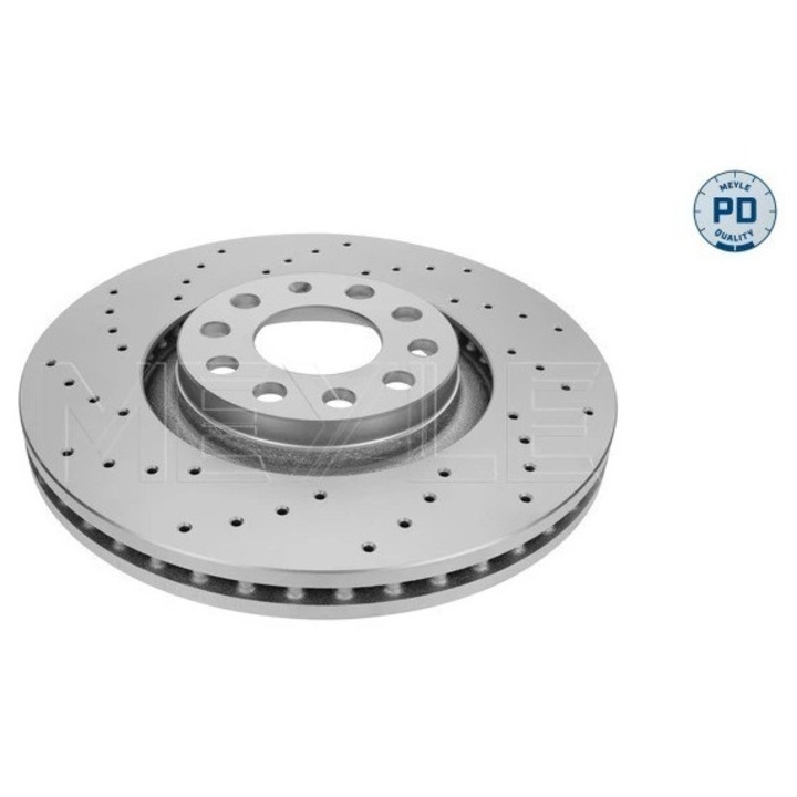Set Discuri de Frână Punte Față Meyle, Omologate RAR, Audi A4 B6/B7, 1835211106