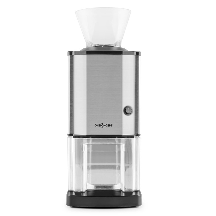 Concasor de gheață OneConcept Icebreaker, 15 kg/h, recipient inox 3, 5L, gri argintiu, 17x46, 5x27cm