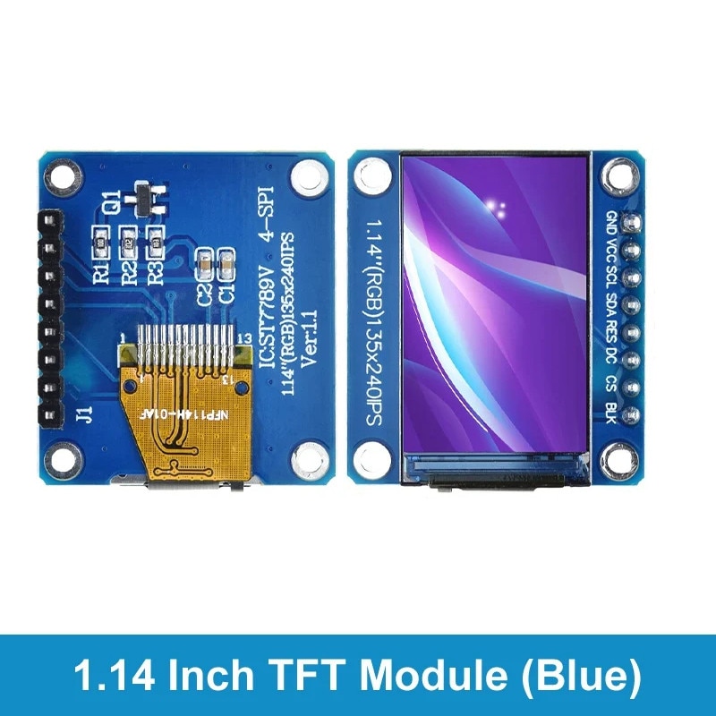 Ecran Tactil TFT LCD 2.4”, 240X320Px, Cu Cititor Sd Spi St7789