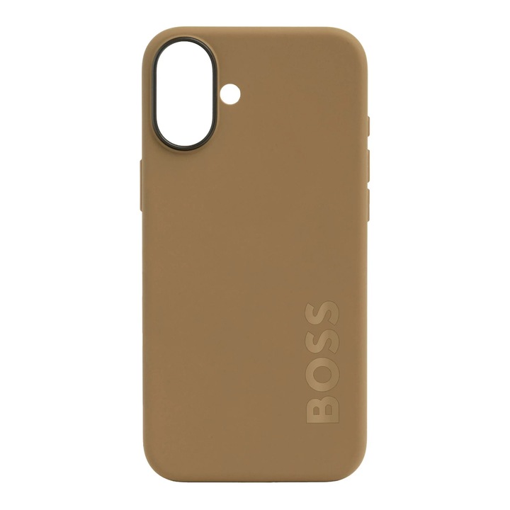 Hugo Boss Telefontok iPhone 16 Plus-hoz, karamell