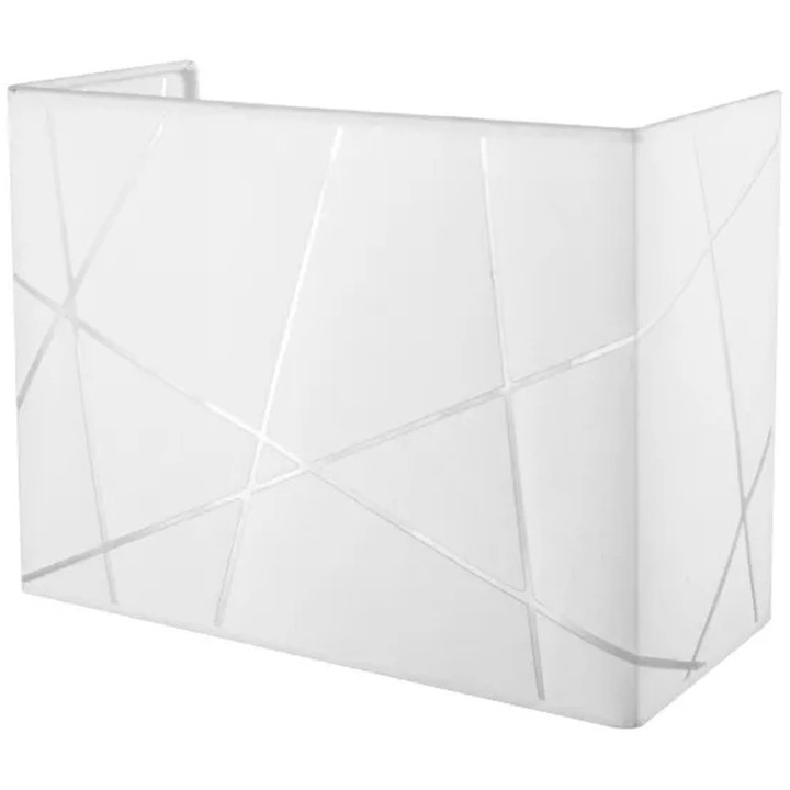 Aplica de perete GoodHome Dachigam, E14, LED compatibil, alb