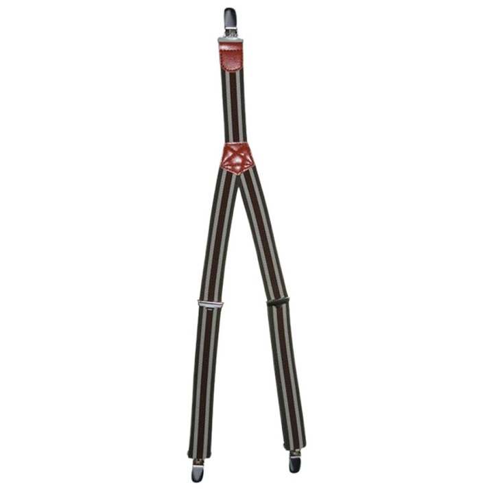 Регулируеми презрамки за деца, Mini Junior, кафяви, 50% полиестер, 55 см