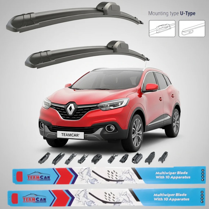 Stergatoare Renault Kadjar (2015–2018) TeamCar® – Set fata