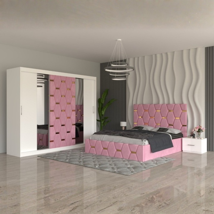 Dormitor Sofia Roz CELA MOB - 160X200