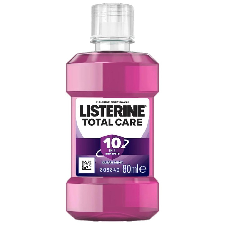 Set 4 x Apa de Gura Listerine Total Care, 80 ml