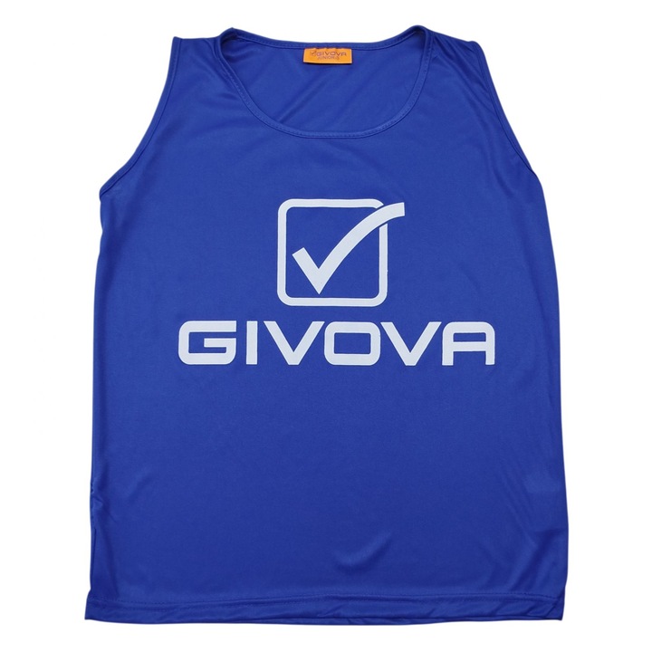 Vesta sportivă Givova, albastră, junior, material rezistent