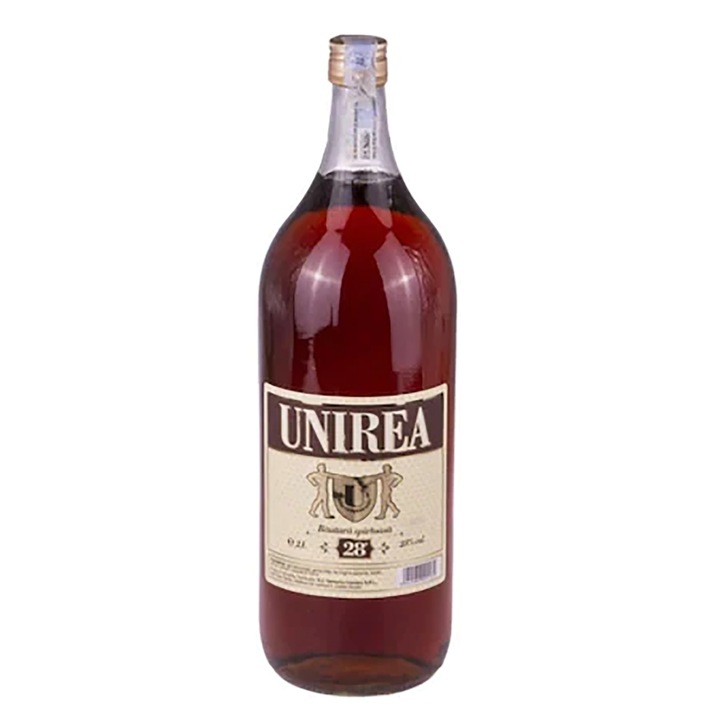 Бренди Unirea, 2 l, 28%, светло кафяв цвят