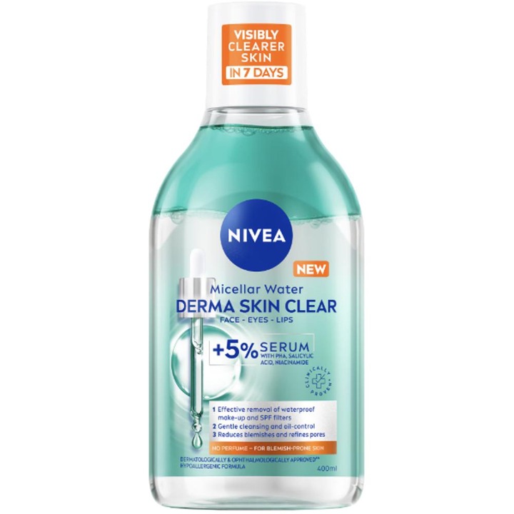 Set 2 x Apa Micelara Derma Skin Clear, 400 ml