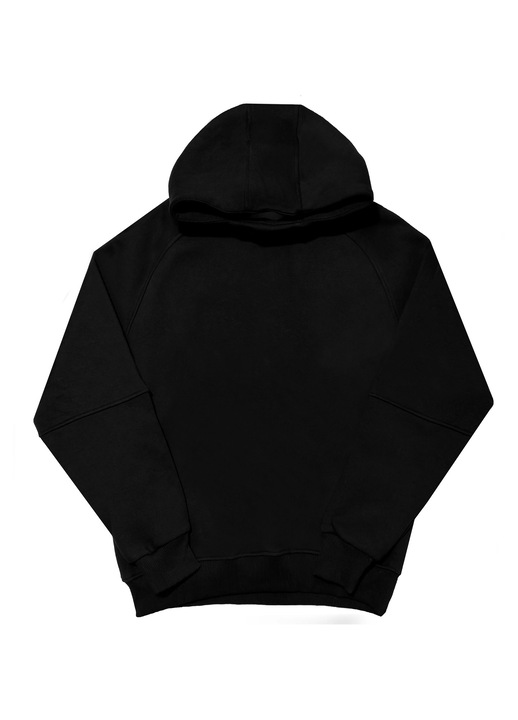 Trening Oversize Gros Vatuit Barbati – Hanorac si Pantaloni Alb/Negru Casual, Negru