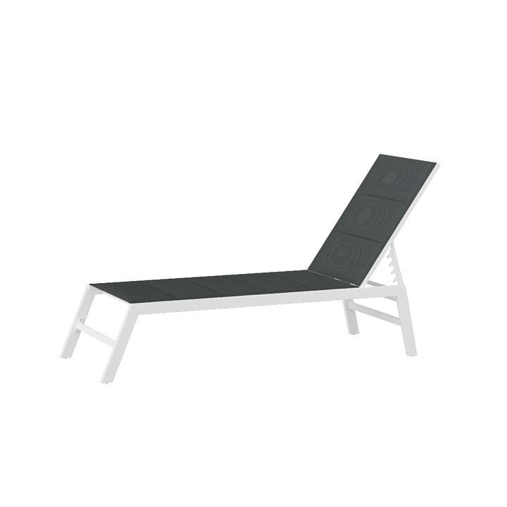 Blumfeldt, Lounger Renazzo Xxl, Sezlong, Capacitate De Greutate 160 Kg, Reglaj In 5 Trepte, Hidroizolant