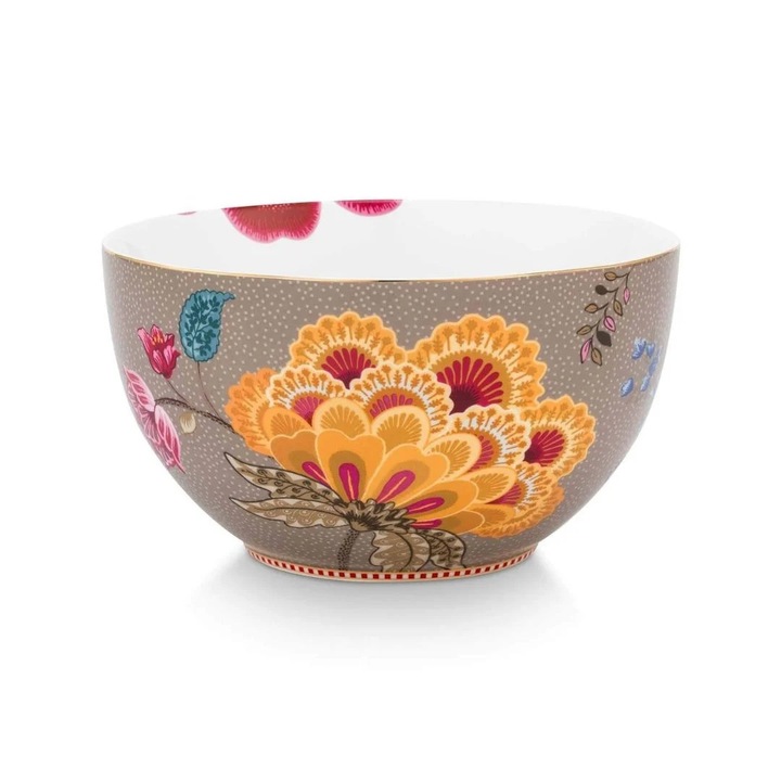 Порцеланова купа, Pip Studio, Каки, 18 см, колекция Blooming Tales