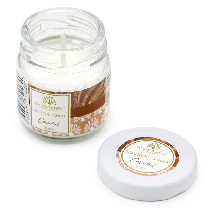 Масажна свещ Global Fashion, 30 мл, Карамел