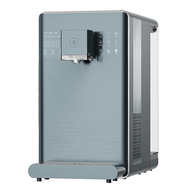 Dozator de apa Elixir Pro Plus, filtrare prin osmoza inversa, mineralizare, grafit, 47,5x24x43cm