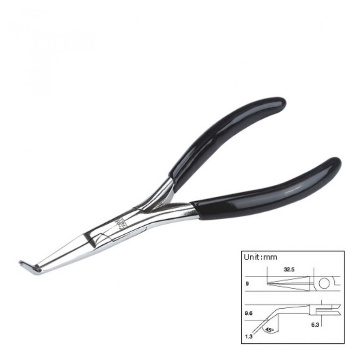 Клещи с плоски челюсти, 1PK27, Pro'sKit, 135mm