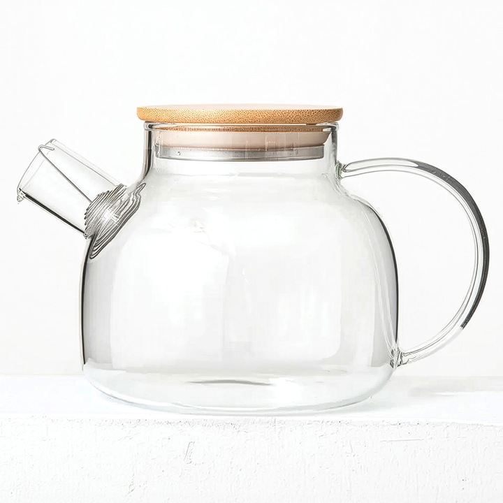 Ceainic 1 litru TETERA transparent