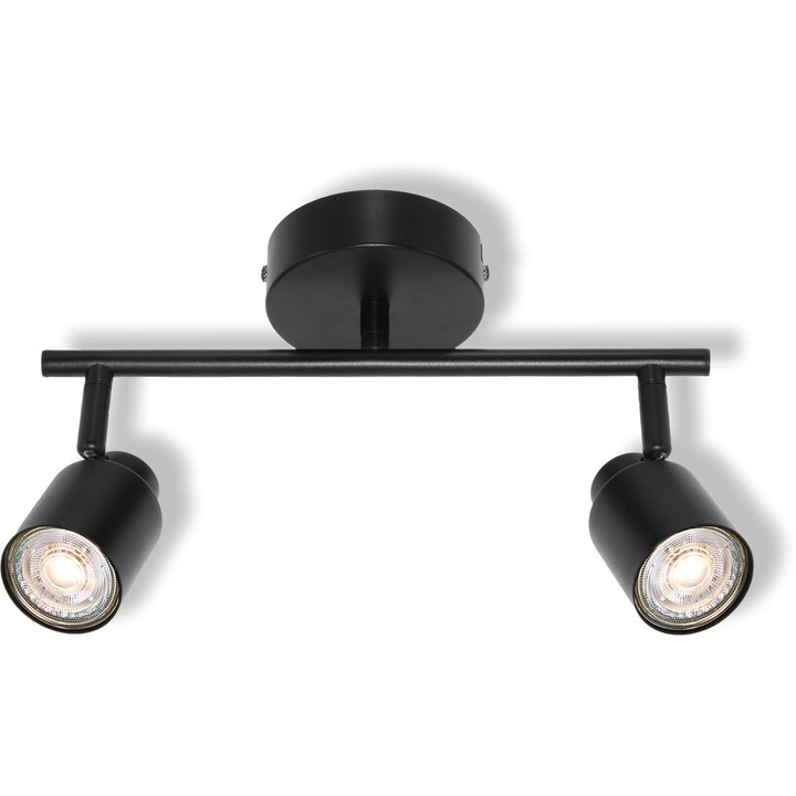 Spot OSRAM Primal, 2 x GU10, 6W, LED, IP20, fekete