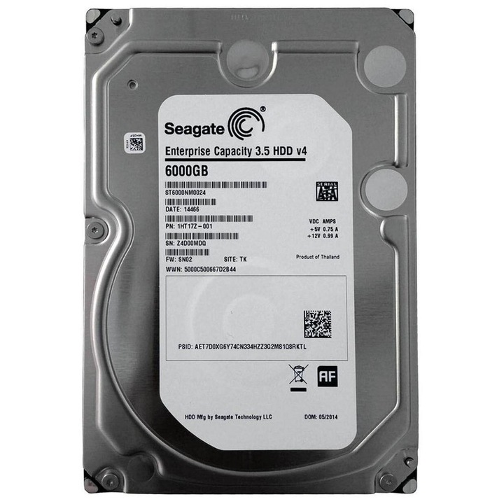 HDD Seagate Pipeline 3.5" 6TB, 7200rpm, 128MB кеш, SATA III