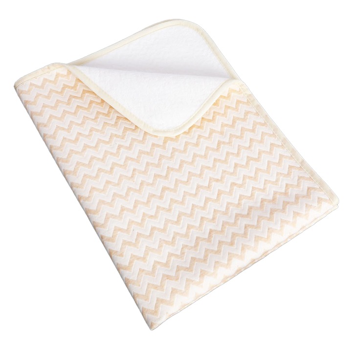 1 cearceaf absorbant impermeabile pentru copii, bumbac muselina, 70*90cm, brun, absorbant si lavabila, refolosibila
