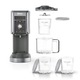 Aparat de inghetata Ninja CREAMi Deluxe NC502UE, 800W, 10 programe, negru/argintiu