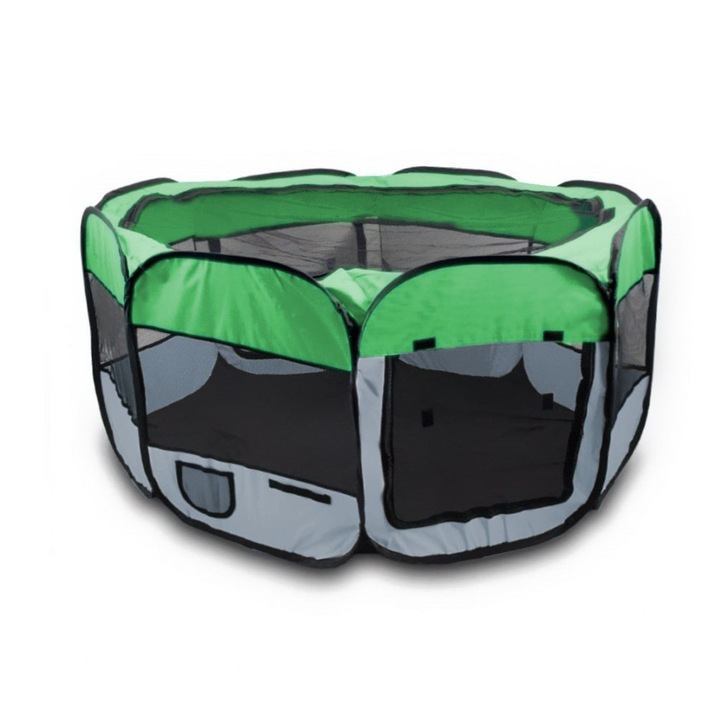 Tarc pentru animale, Eu-trade, verde, 125x64cm