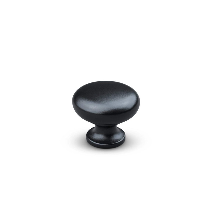 Buton mobila Ancona 30 Metalic Negru Mat Theofils