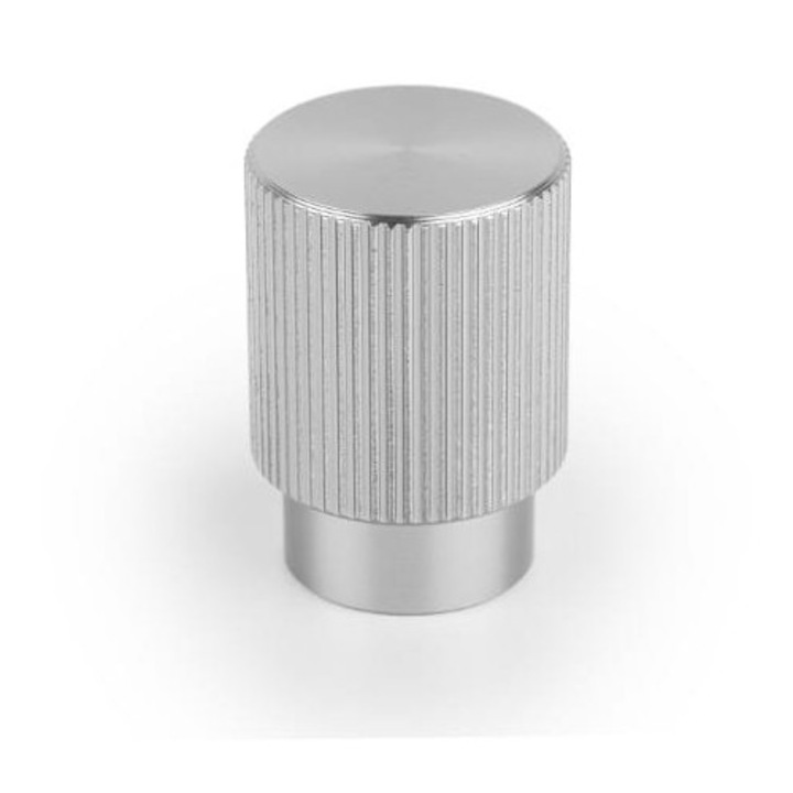 Maner mobila Arpa, Viefe, aluminiu, argintiu periat, set cu surub M4