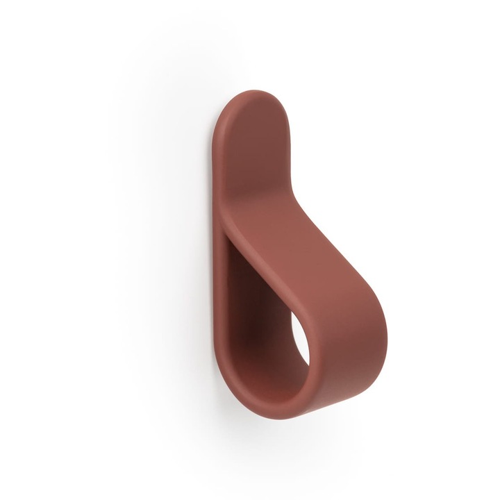 Maner mobila set, Viefe, model Belt, metalic, rosu, include surub M4