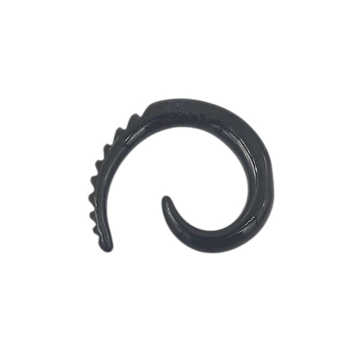 Flash inox 3 mm spirala negru diametru exterior 2, 5 cm Deea