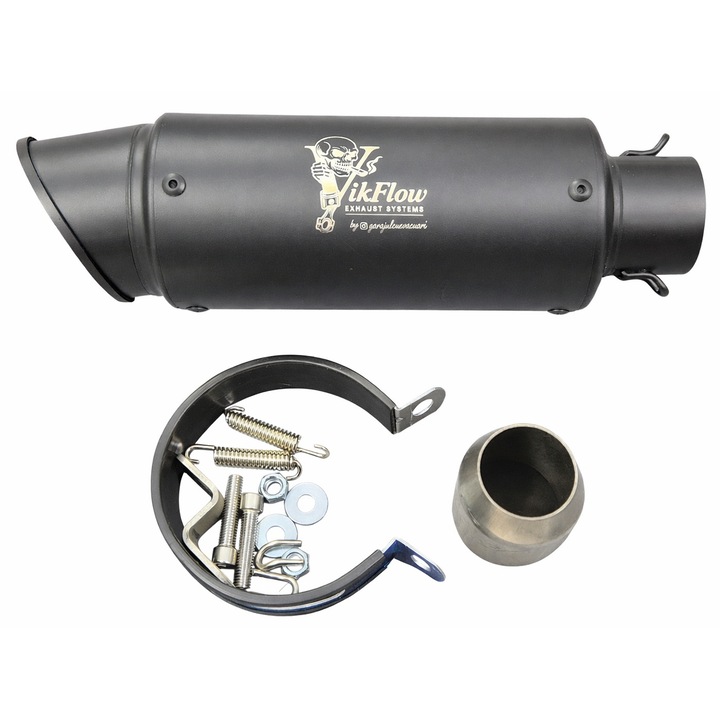 Evacuare sport moto/ATV, VikFLow Vk-52, universala, intrare 51mm, otel inoxidabil