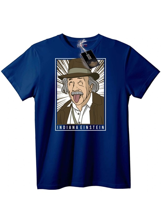 Tricou Indiana Einstein, Bleumarin