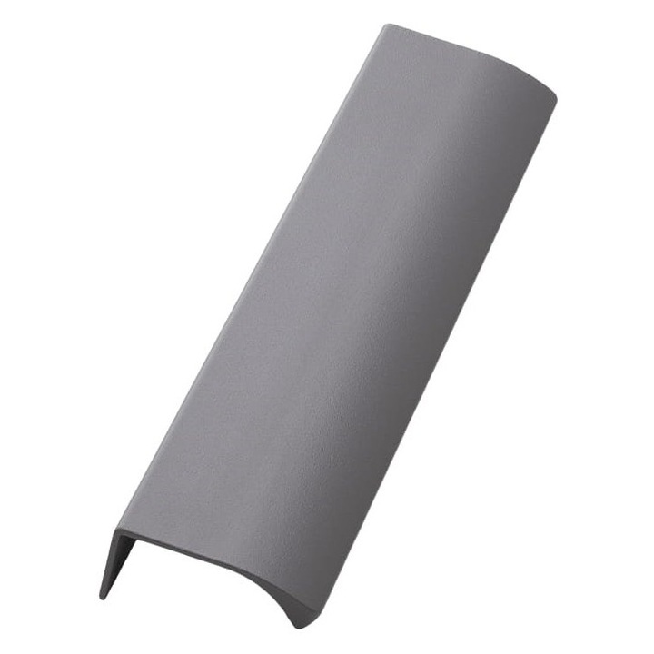 Uchwyt meblowy Edge Straight, Furnipart, aluminiu, gri, set cu 3 suruburi