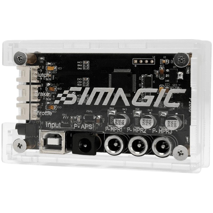 Modul control haptic Simagic, pentru pedale P2000, compatibilitate eficienta