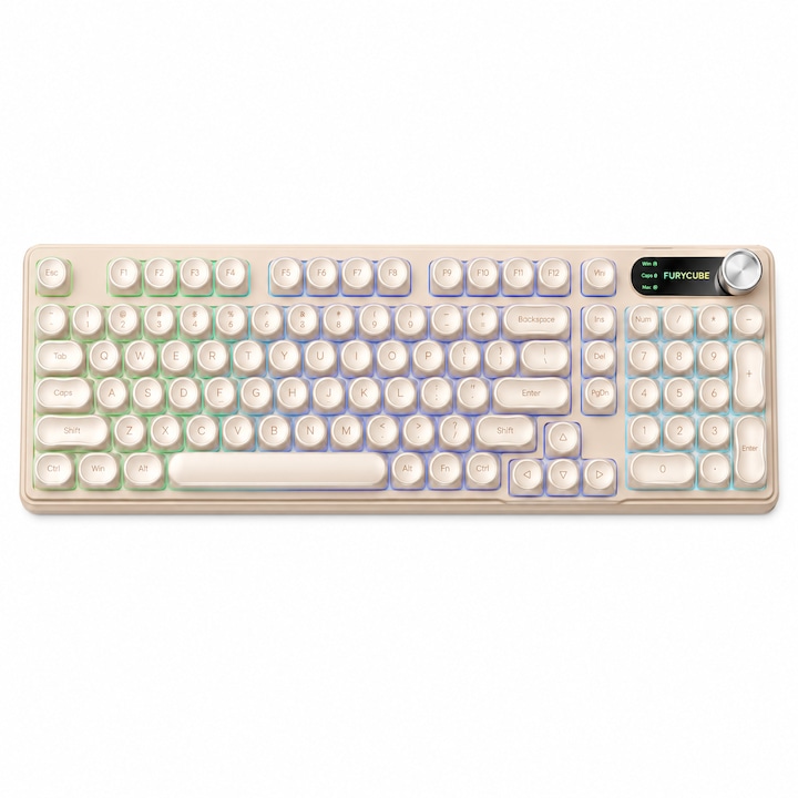 Kit Wireless Tastatura + Mouse Logitech POP ICON COMBO, Bluetooth, EasySwitch, Rose