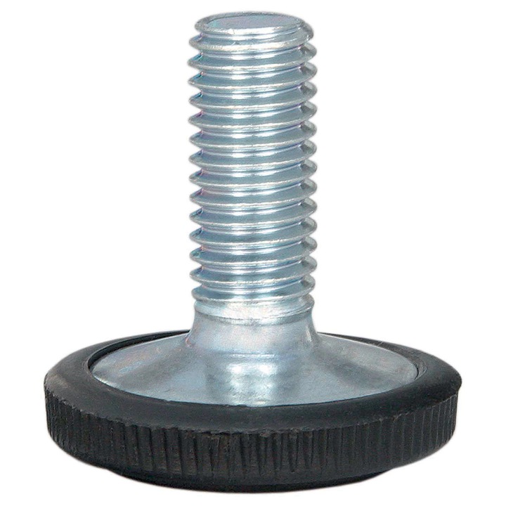 Set 4 suruburi reglabile M10, 2.5 cm, negru