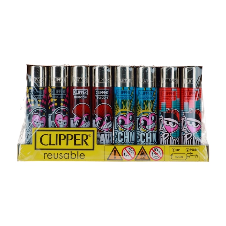 Set 48 brichete Clipper I Love Music, Multicolor