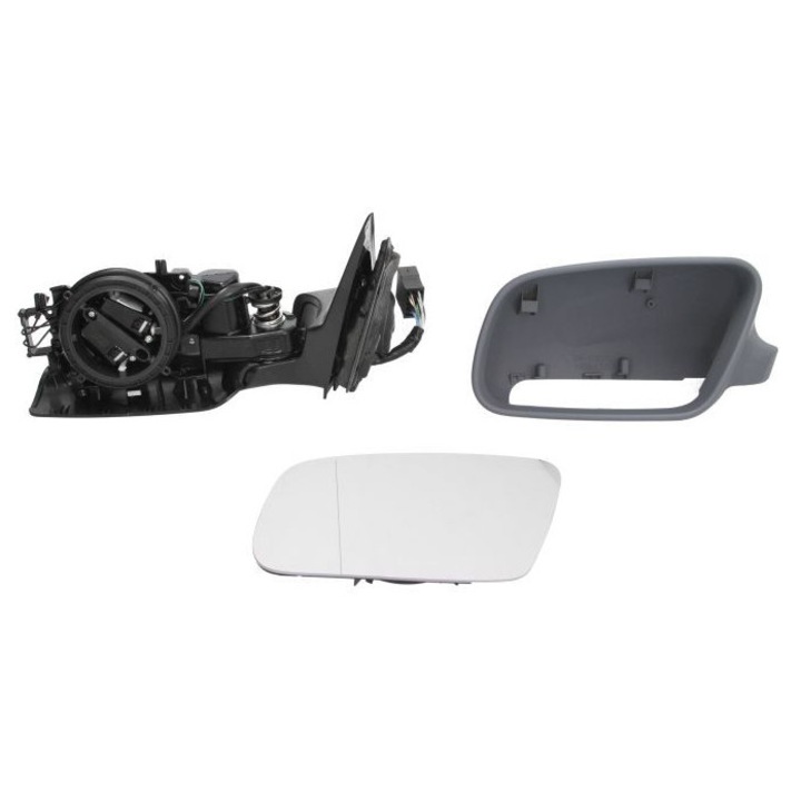 Oglinda exterioara stanga electrica cu incalzire, pliabila electric pentru Audi A6C5 01.1997-01.2005