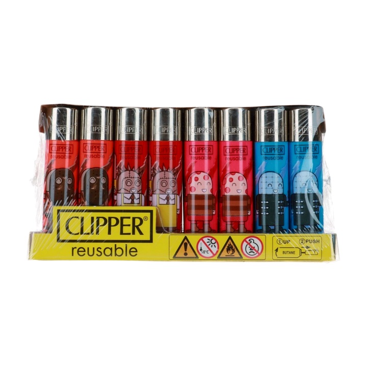 Set 48 brichete Clipper - Terror Pixel, multicolor