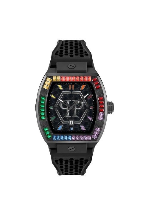 Ceas barbatesc Philipp Plein carcasa Otel cu diametrul de 44 mm rezistenta la apa de 5 ATM, PWPUA0324
