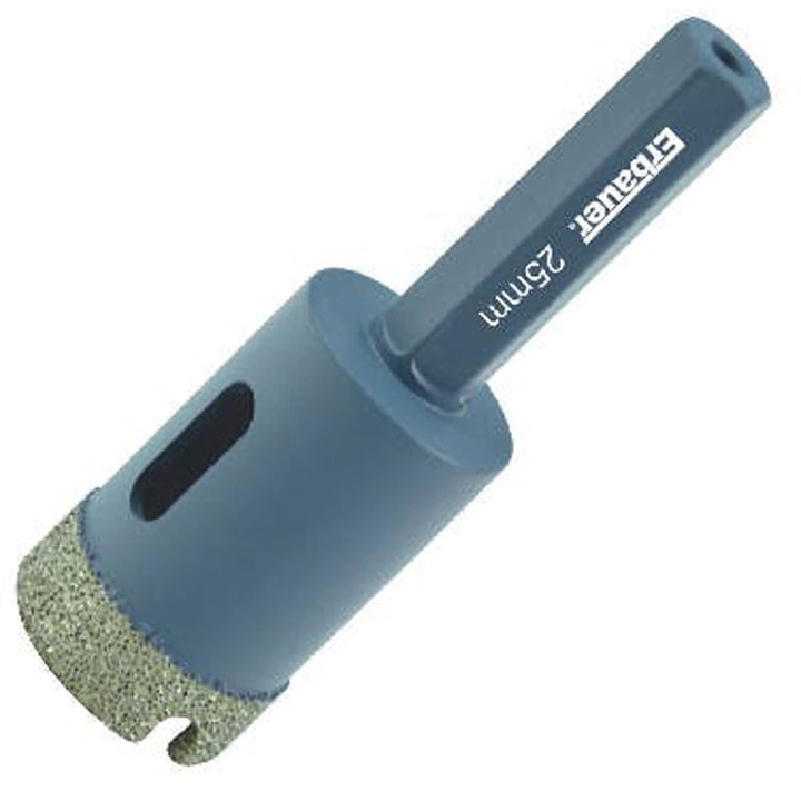 Carota diamantata uscata ERBAUER, 25mm