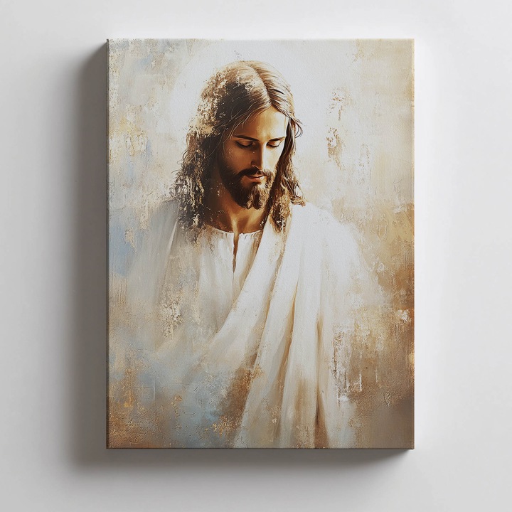 Декоративна картина, многоцветна, модел Исус, 50x70см, мат, 230 gsm